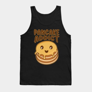 Pancake Addict Funny Kawaii Cake Lover Tank Top